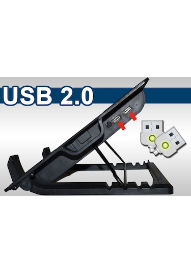 Inca INC-343FXS Tek Fanlı 7" - 17" Notebook Soğutucu