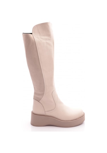 Dgn 22535-22k Kadin Kalin Taban Fermuarli Knee High Çizme Beyaz Kırık Dgn 22535-22k Kadin Kalin Taban Fermuarli Knee High Çizme Beyaz Kırık
