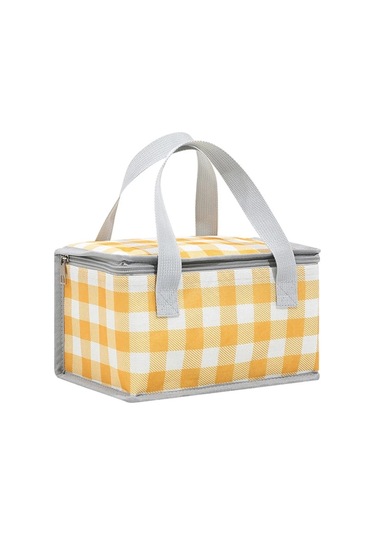 Jialan Piknik Çantası Büyük Açık Soğutucu Kutu Taşınabilir Sarı