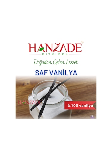 Hanzade Bitkisel Saf Vanilya Şekersiz 250 G