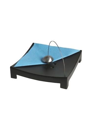 Sumuhome Knyck Metal Toplu Peçetelik Siyah 22x22 Cm Siyah