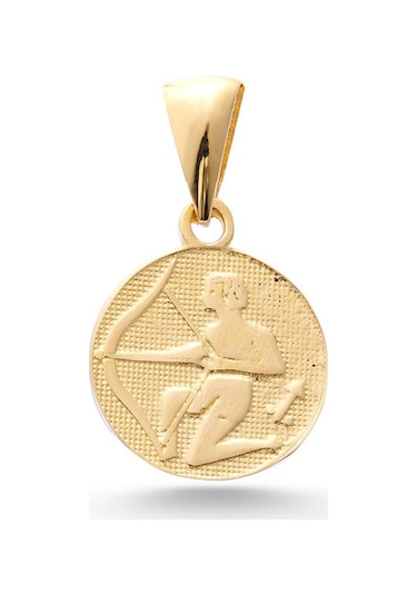 Sefa Gold 14 Ayar Altın Yay Burcu Kolye Ucu