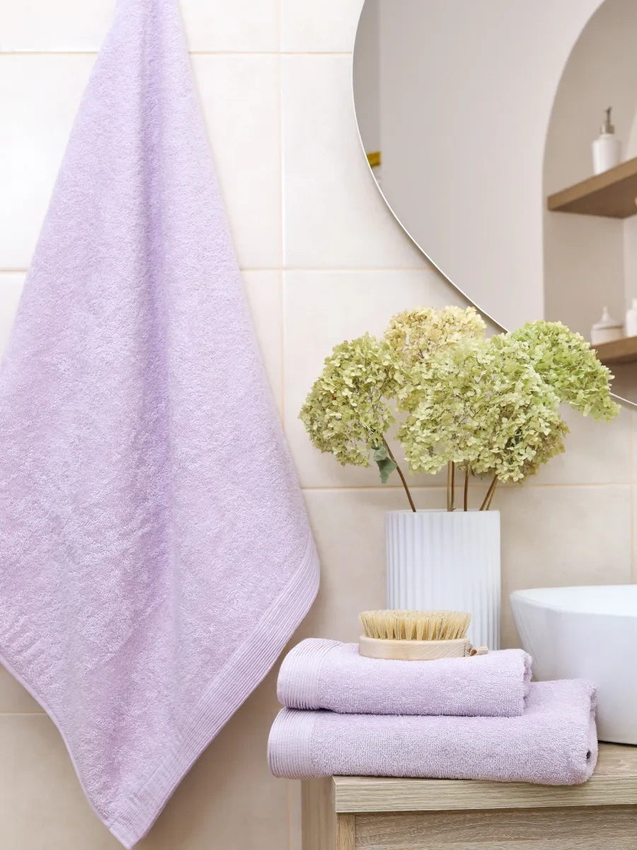 Vasilisa Havlu Banyo Havlusu 3 Parçalı Set 368791114 Leylak