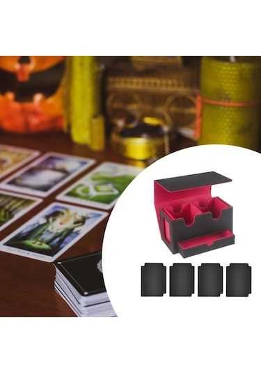 Suntek Kart Destesi Kutusu Oyun Kartı Oyuncak İç-kırmızı