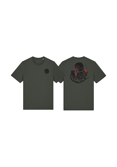 Sıp Scootershop Sıp T-shirt - Engine Madness Zeytin Yeşili / Sıp