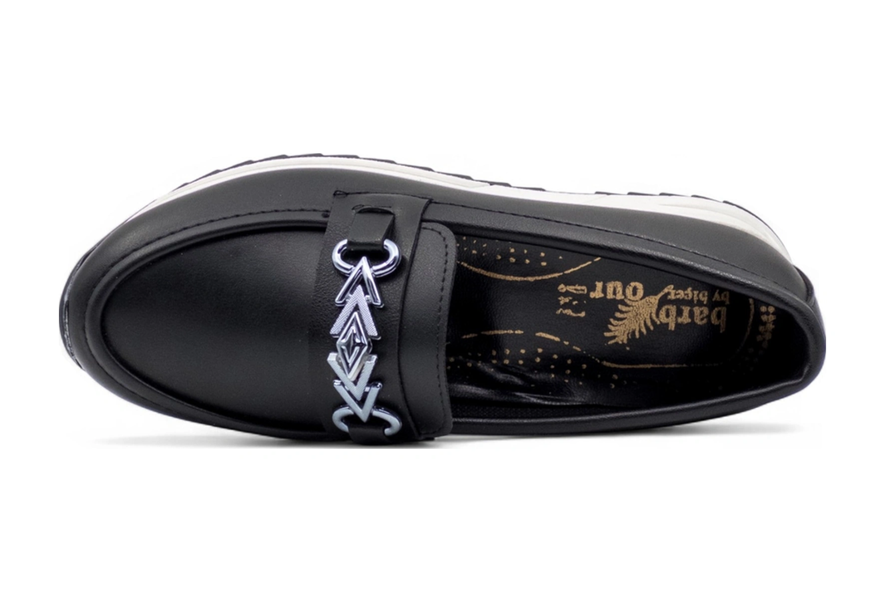 Barbour 0207 Toka Detaylı Günlük Kadın Babet Siyah