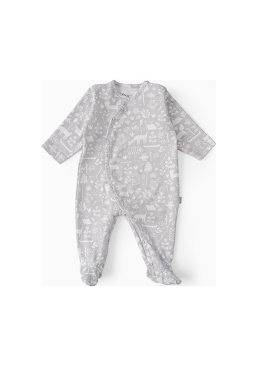 Boumini Bebek Patikli Tulum Doğada Macera-açık Gri Açık Gri