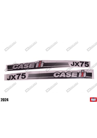 Case Jx 75 Traktör Yan Yazı Takımı