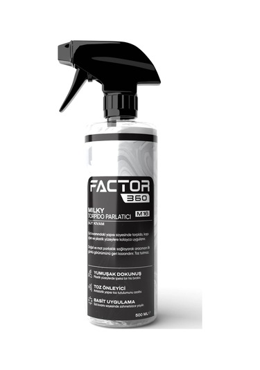 Factor 360 Milky Torpido Parlatıcı Süt 500 Ml