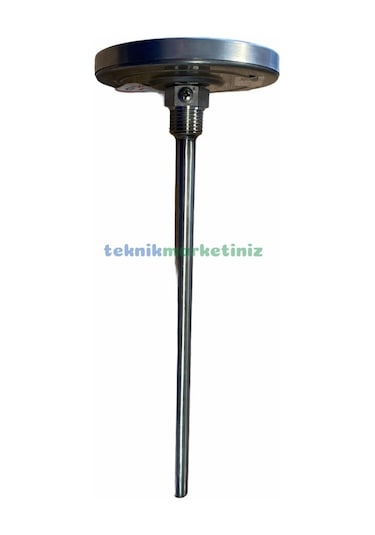 100 MM 500 C Derece 40 Cm Dalma Boylu Bahçe.köy.pide Fırın Termometresi