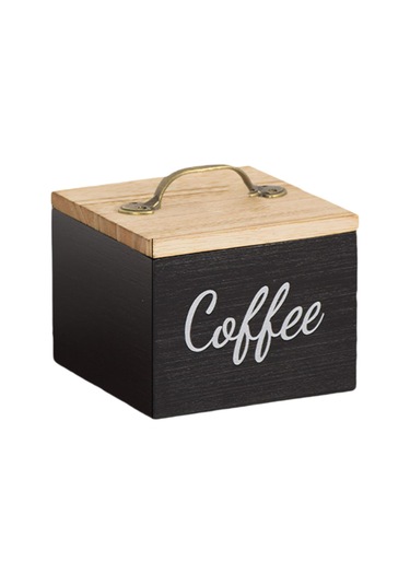 Suntek Kapaklı Kahve Pod Tutucu Tezgah Mutfak Masası Için Çok Siyah