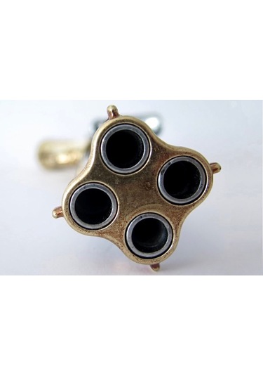 Denix Dekoratif Replika Döner 4 Namlulu Çakmaklı Tabanca, Fransa 18. Yüzyıl