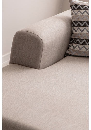 Latte Sırt Mekanizmalı Köşe Koltuk Takımı Krem