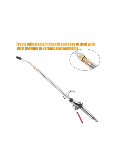 Dashanshop 26 Inç Uzatmalı Hava Tabancası Ayarlanabilir Nozul Endüstriyel Ve Ev Toz Temizleme