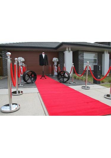 Protokol Bariyeri Paslanmaz Yönlendirme Bariyeri Metalik Bariyer 5 Adet