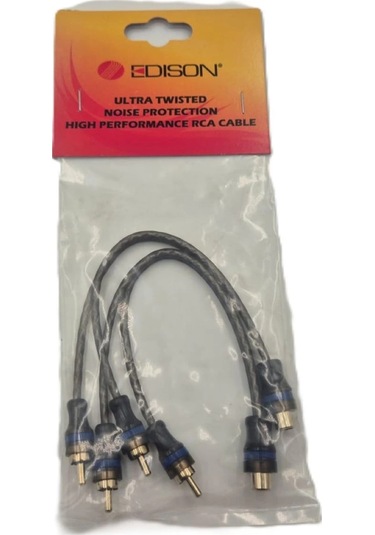 Edison Ofc Y Kablo 2 Adet %100 Bakır Amfi Y Kablo 1 Dişi 2 Erkek Y Kablo 2 Adet