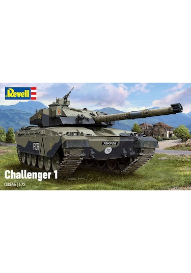 Revell Maket Model Kit Askeri Araçlar Challenger 1 3365