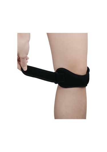 Diz Kapağı Kayışlı 2'li Dizlik Paketi, Diz Ağrısı, Jumper's Knee, Tendinit, Basketbol, R İçin Patellar Tendon Sabitleyicili Ayarlanabilir Diz Desteği