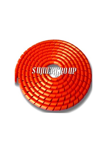 Helezon Pano Kablo Toplama Spiral No 2- 8 Mm Kırmızı Rulo 100 Mt