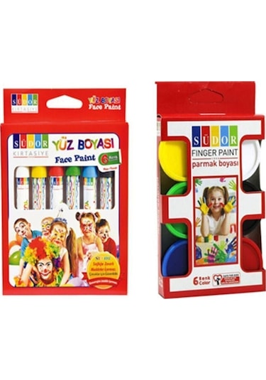 Yüz Boyası 6'lı Ve Parmak Boyası 6'lı Nocolor-bbdf3fb9