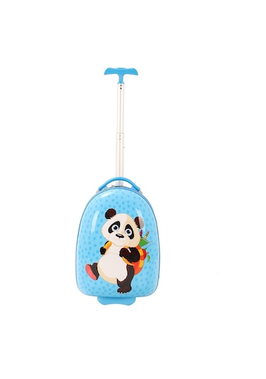 Mçs Group V308 Abs Çocuk Valiz-mavi-panda Baskı S18y10001500408 00408