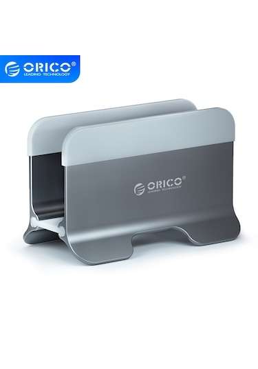 Orico Alüminyum Notebook Apple Uyumlu MacBook Dikey Masaüstü Standı Gri