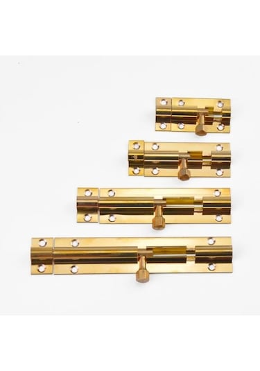 Pirinç Kapı Slayt Yakalama Kilit Cıvata Mandalı Ev Kapısı Dolap Pencere Güvenlik Aracı 100mm