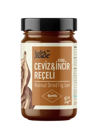 Kadir Zade Cevizli Kuru İncir Reçeli 350 Gr