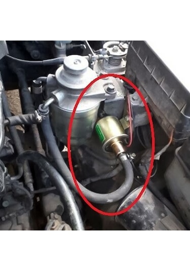 Sones Hep-02a Universal Araç 12v Yakıt Pompası Inline Düşük Basınçlı Elektrikli Yakıt Pompası Gümüş