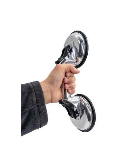 Master 507606 Alüminyum Gövde İkili Cam Vantuzu