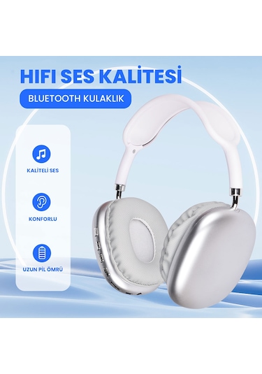 Lapas P10 Hi-Fi Ayarlanabilir Ve Katlanabilir Bluetooth 5.3 Kulak Üstü Kulaklık