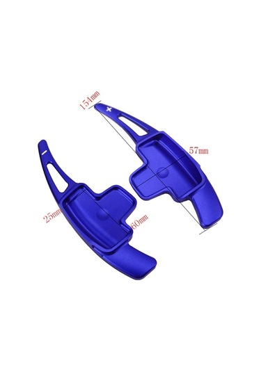 Besthome1 Mavi Renkli Alüminyum Direksiyon Vites Paddle Uzatma - Mercedes İçin