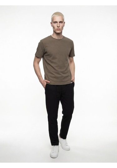 Regular Fit Erkek Tshirt K.kol Haki