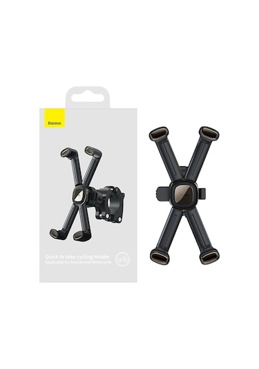 Baseus Quick To Take 360 Derece Dönebilen Bisiklet Ve Motosiklet (177263068)-Siyah