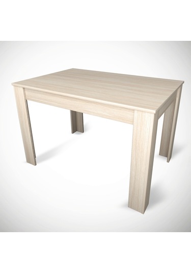 Pasific Home Single Mutfak Yemek Masası, 120 x80 cm, Dikdörtgen, Meşe