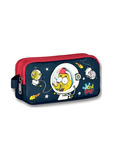 Kral Şakir Astranot Isı Yalıtımlı Lacivert Beslenme Ve Kalem Çantası Seti - Erkek Çocuk