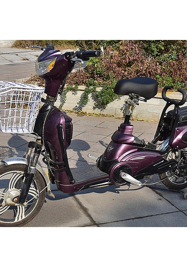 Suntek Elektrikli Bisiklet Sele Rahat Geniş Şok Emici Yetişkin Siyah