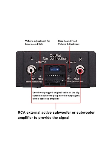 Artfulabode Bluetooth Hoparlör Kanallı Araba Dsp Amplifikatörü 80wx4 Dijital Ses Modifikasyonu Güç Amplifikatörü