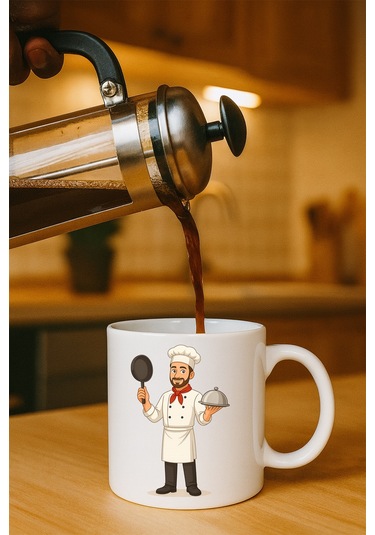 Meslek Baskılı Kupa Erkek Aşçı