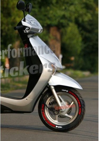 Michelin Scooter Lastik Yazısı Lastik Stiker 10-14inç Arası Uygun