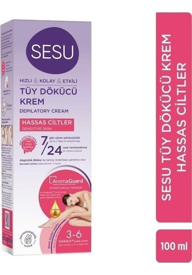 Sesu Hassas Ciltler İçin Tüy Dökücü Krem 100 ML