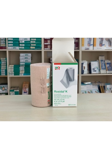 LR Rosidal K Elastik Bandaj Kompresyon Ödem Bandajı 10 CM x 5 M
