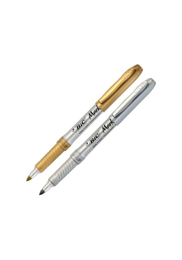Bic Intensity Permanent Markör Altın Gümüş Bronz 3'lü Blister