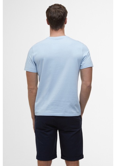 Barbour Cranmer Logo T-shirt Bu61 Ocean Sky Bu61 Ocean Sky