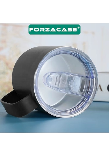 Forzacase 304 Paslanmaz Çelik 300 Ml 6 Saat Sıcak Soğuk Tutan Bardak Çay Kahve Su Termosu - Fc1132 Açık Mavi