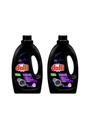 Dalli Siyah Çamaşırlar İçin Sıvı Çamaşır Deterjanı 1,1 Lt 20 Yıkama 2'li Set Set