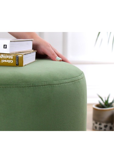 Lorencehome Lorence Home / Ropp Puf - Yeşil