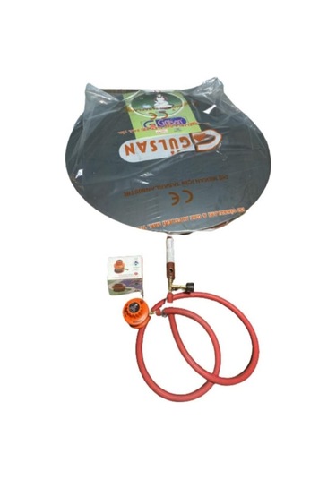 Tüplü Sac Ocak 50 Cm Ekmek Yufka Sacı Hortum Dedantörlü Set