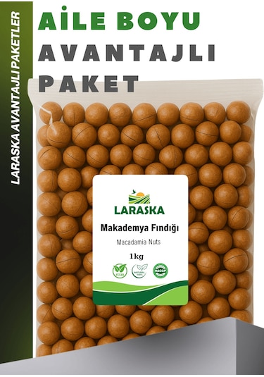 Kabuklu Kavrulmuş Makademya Fındığı 1kg Macadamia Nuts İn Shell 1 KG