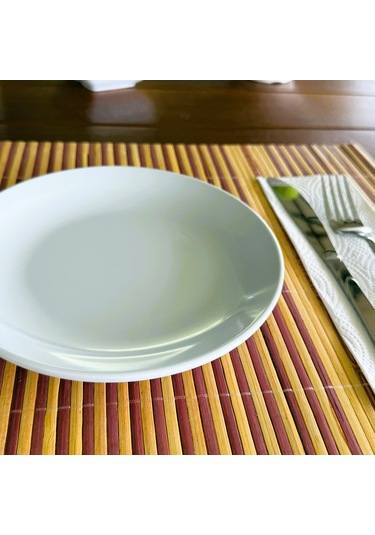 Alezy 584 Göreme Melamin Termostar Ent Servis Tabak 17 Cm Beyaz